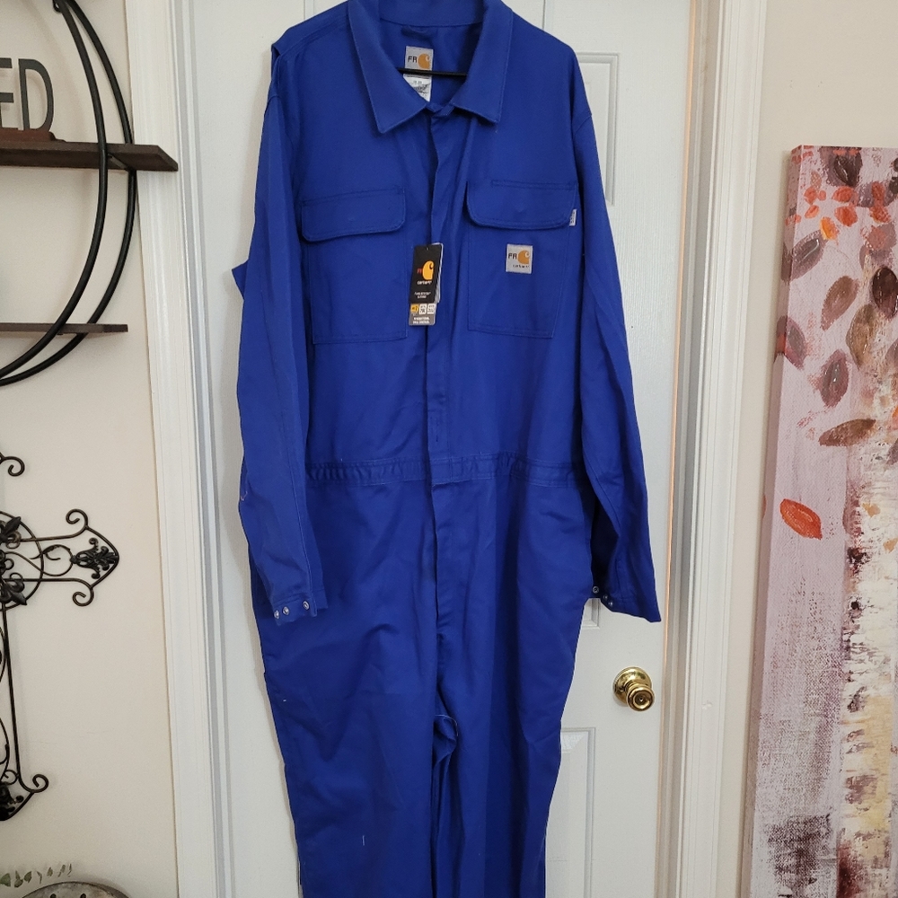 Mens Carhartt Flame Resistant Coverall 50 Tall